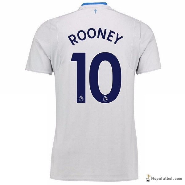 Camiseta Everton Replica Segunda Ropa Rooney 2017/18